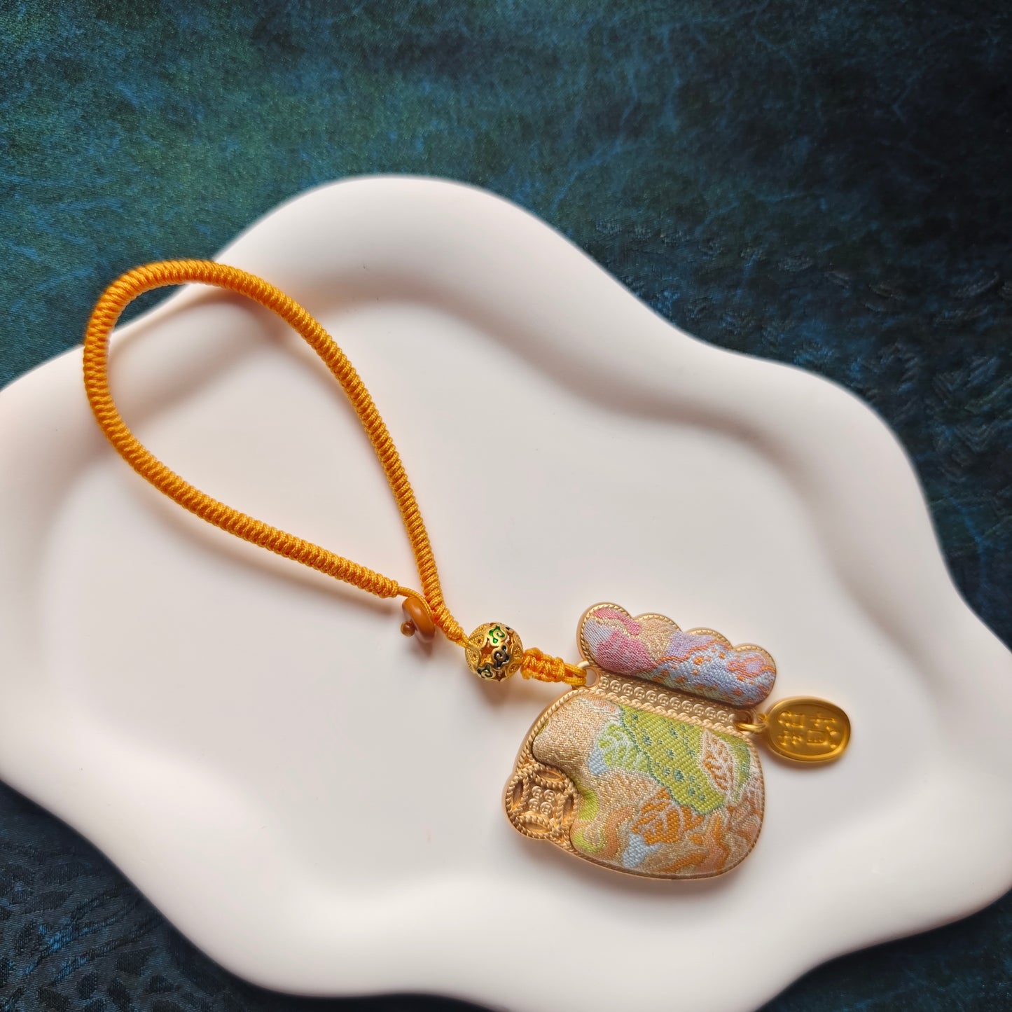 Song Brocade Coin Pouch Charms